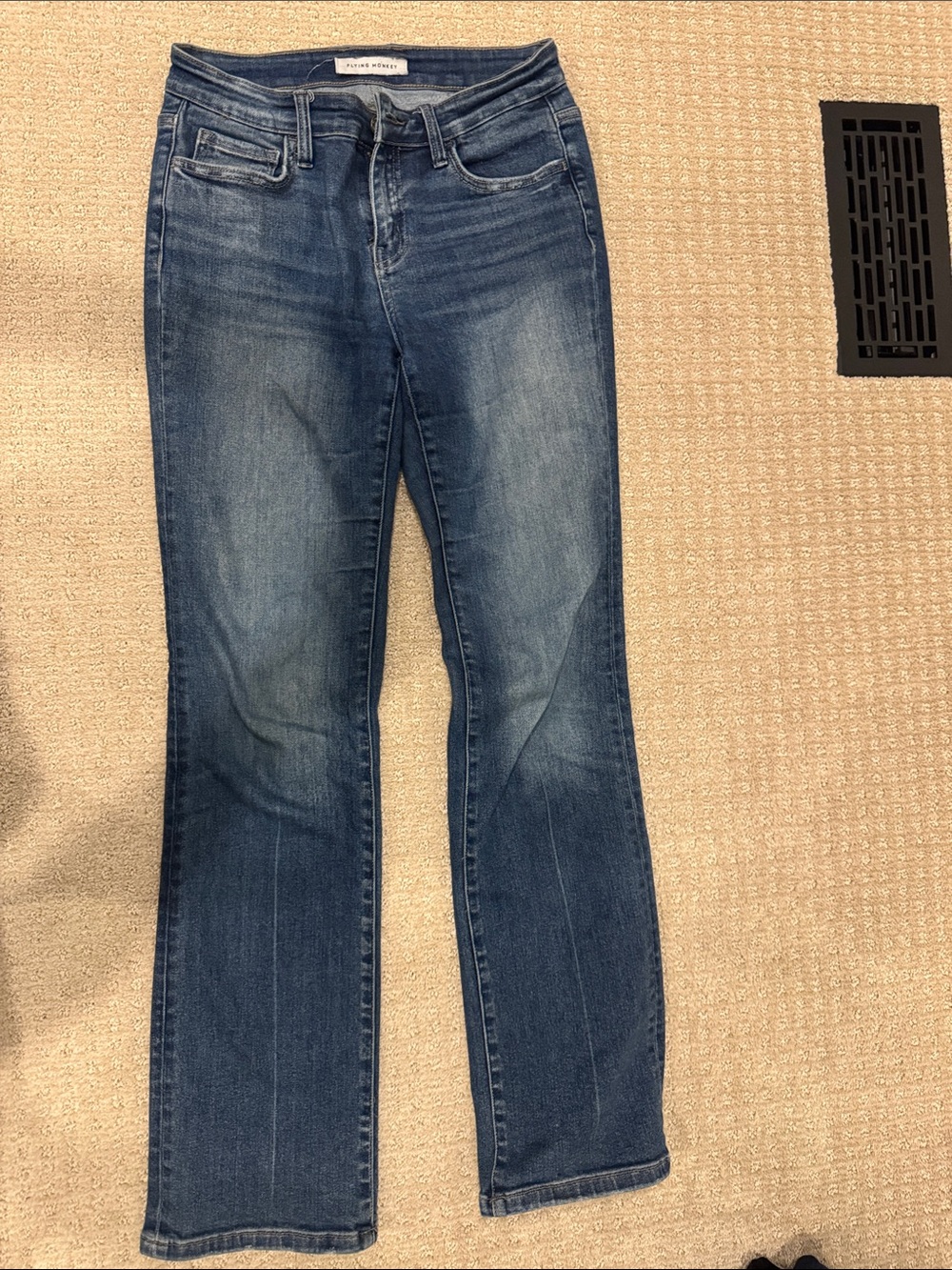 Flying Monkey Medium Dark Blue Flare Jeans